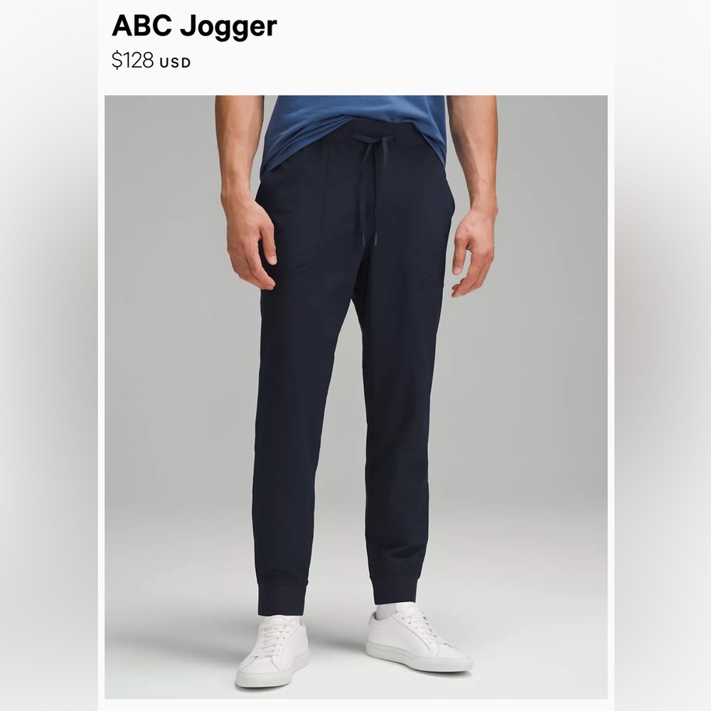 Lululemon Men’s ABC Jogger- NEW